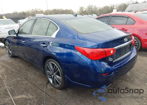 2017 Infiniti Q50 3.0T Sport из США, поврежденный, VIN JN1EV7AR1HM840017